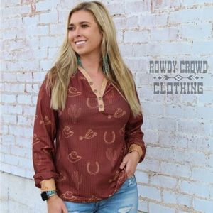 Weston Waffle Top SOLD